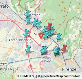 Mappa Via Pratese, 50019 Sesto Fiorentino FI, Italia (2.9825)