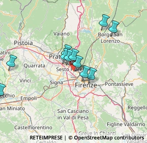 Mappa Via Pratese, 50019 Sesto Fiorentino FI, Italia (12.76818)