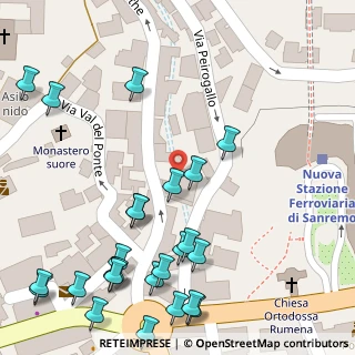 Mappa Via Peirogallo, 18038 Sanremo IM, Italia (0.08889)