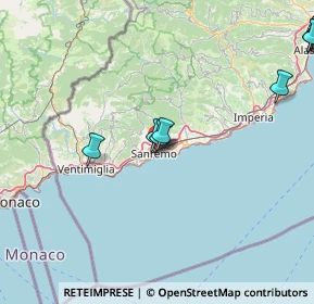 Mappa Via Peirogallo, 18038 Sanremo IM, Italia (34.12357)