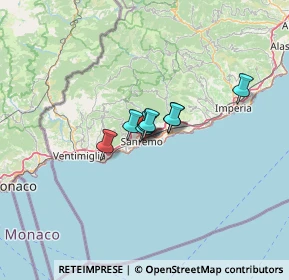 Mappa Via Peirogallo, 18038 Sanremo IM, Italia (45.33167)