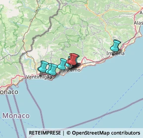 Mappa Via Peirogallo, 18038 Sanremo IM, Italia (8.35917)