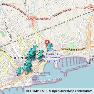 Mappa Via Peirogallo, 18038 Sanremo IM, Italia (0.55158)