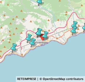 Mappa Via Peirogallo, 18038 Sanremo IM, Italia (4.46455)