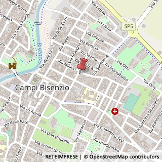 Mappa Via V. Veneto, 32, 50013 Campi Bisenzio, Firenze (Toscana)