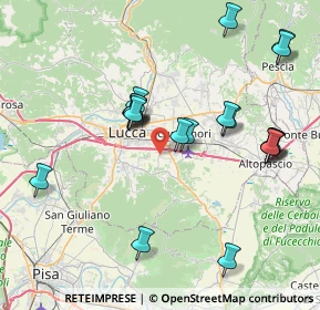 Mappa Via Traversa di Parezzana, 55012 Capannori LU, Italia (8.193)
