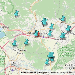 Mappa Via Traversa di Parezzana, 55012 Capannori LU, Italia (9.6955)