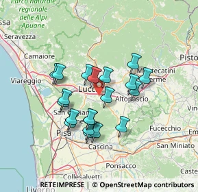 Mappa Via Traversa di Parezzana, 55012 Capannori LU, Italia (11.6845)