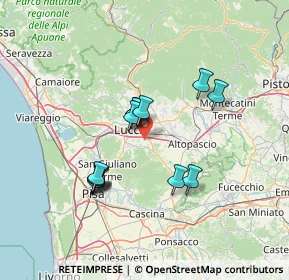 Mappa Via Traversa di Parezzana, 55012 Capannori LU, Italia (12.17538)