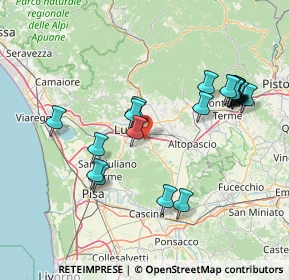 Mappa Via Traversa di Parezzana, 55012 Capannori LU, Italia (16.1185)