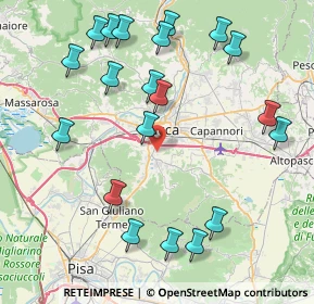 Mappa Via Santeschi, 55100 Lucca LU, Italia (9.7)