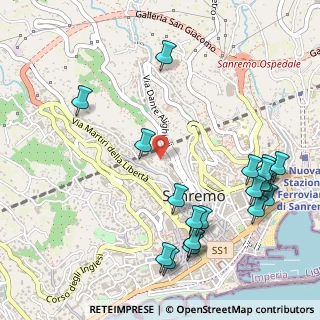Mappa Via Castello, 18038 Sanremo IM, Italia (0.664)