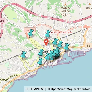 Mappa Via Castello, 18038 Sanremo IM, Italia (0.7715)