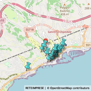 Mappa Via Castello, 18038 Sanremo IM, Italia (0.703)