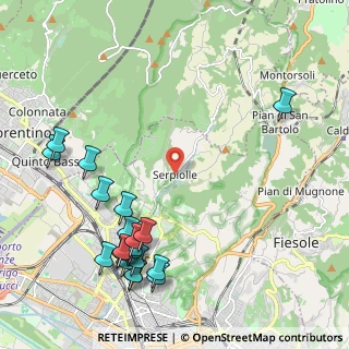 Mappa Via Nuova del Mulino, 50141 Firenze FI, Italia (2.733)