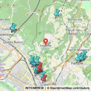 Mappa Via Nuova del Mulino, 50141 Firenze FI, Italia (3.06)
