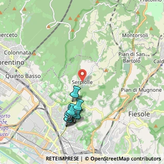 Mappa Via Nuova del Mulino, 50141 Firenze FI, Italia (2.15286)