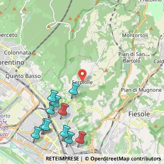 Mappa Via Nuova del Mulino, 50141 Firenze FI, Italia (2.93909)