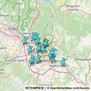 Mappa Via Nuova del Mulino, 50141 Firenze FI, Italia (6.01833)