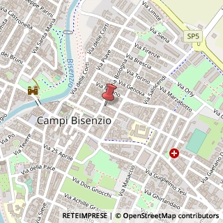 Mappa Via Montalvo, 16, 50013 Campi Bisenzio, Firenze (Toscana)