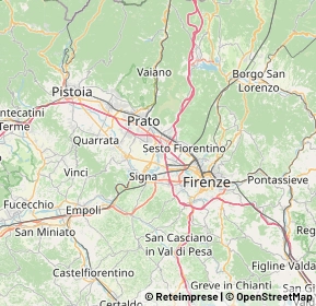 Mappa 50013 Campi Bisenzio FI, Italia (9.25882)