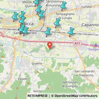 Mappa Via dei Boschi, 55012 Capannori LU, Italia (3.02786)