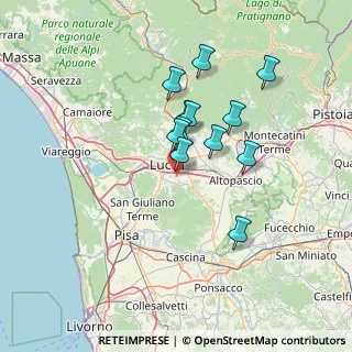Mappa Via dei Boschi, 55012 Capannori LU, Italia (11.55833)