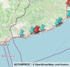 Mappa Via Canepa, 18038 Sanremo IM, Italia (14.68455)