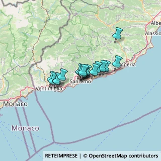 Mappa Via Antonio Canepa, 18038 Sanremo IM, Italia (7.74529)