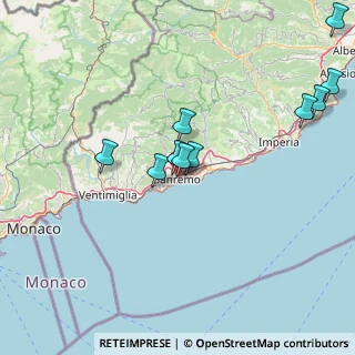 Mappa Via Antonio Canepa, 18038 Sanremo IM, Italia (21.58)