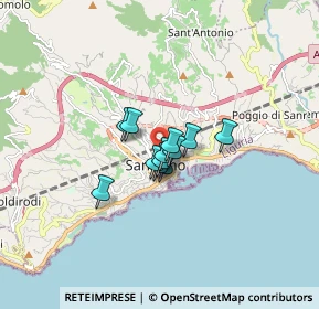 Mappa Via Privata Canepa, 18038 Sanremo IM, Italia (0.83583)