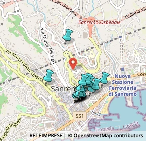 Mappa Via Canepa, 18038 Sanremo IM, Italia (0.408)