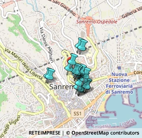 Mappa Via Canepa, 18038 Sanremo IM, Italia (0.2695)