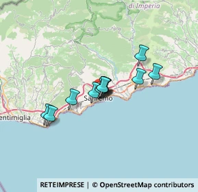 Mappa Via Privata Canepa, 18038 Sanremo IM, Italia (4.29083)