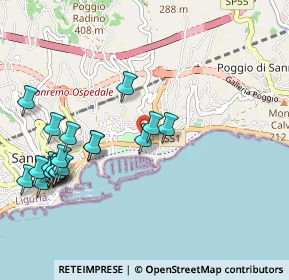 Mappa Strada Privata Garbarino, 18038 Sanremo IM, Italia (1.1755)