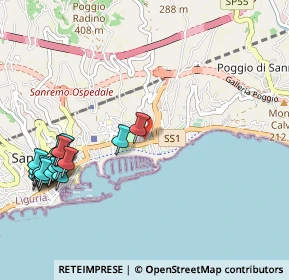 Mappa Strada Privata Garbarino, 18038 Sanremo IM, Italia (1.342)