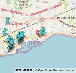 Mappa Strada Privata Garbarino, 18038 Sanremo IM, Italia (1.237)