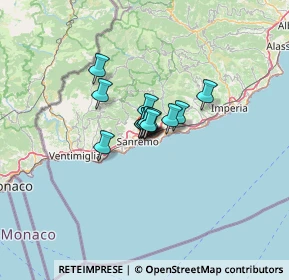 Mappa Strada Privata Garbarino, 18038 Sanremo IM, Italia (5.58692)