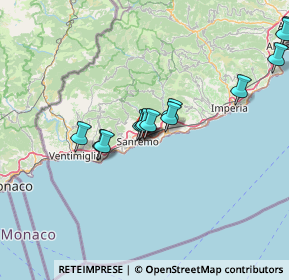 Mappa Strada Privata Garbarino, 18038 Sanremo IM, Italia (13.63077)