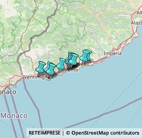 Mappa Strada Privata Garbarino, 18038 Sanremo IM, Italia (5.92867)