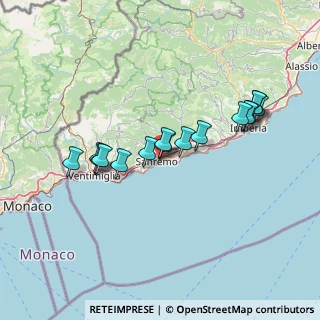 Mappa Via Carlo Pisacane, 18038 Sanremo IM, Italia (13.33188)
