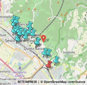 Mappa Via della Castellina, 50019 Sesto Fiorentino FI, Italia (2.11)