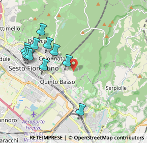 Mappa Via della Castellina, 50019 Sesto Fiorentino FI, Italia (2.14818)