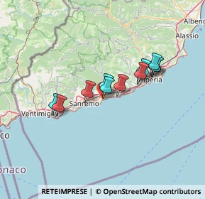 Mappa Via dei Contrabbandieri, 18018 Taggia IM, Italia (10.82)