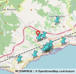 Mappa Via Senatore Ernesto Marsaglia, 18038 Sanremo IM, Italia (1.76769)