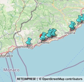 Mappa Via Senatore Ernesto Marsaglia, 18038 Sanremo IM, Italia (23.37625)