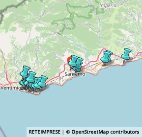 Mappa Via Senatore, 18038 Sanremo IM, Italia (9.0865)