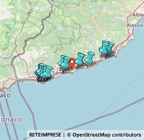 Mappa Via Frantoi e Canai 135 frazione Bussana, 18038 Sanremo IM, Italia (11.811)