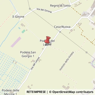Mappa Via del leone 98, 59100 Prato, Prato (Toscana)