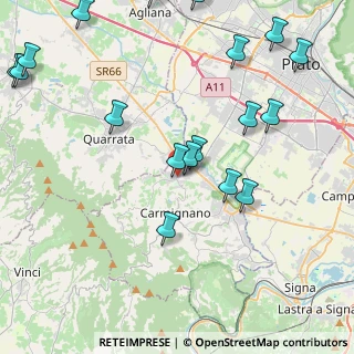 Mappa Via Antonio Gramsci, 59011 Seano PO, Italia (5.47667)